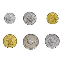 Set of Croatian Coins 1993-2011