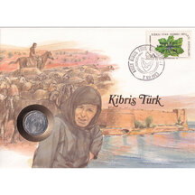 Numismatic Envelope Cyprus 1983