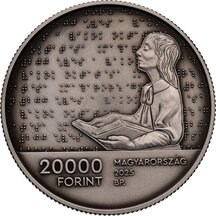 20,000 Forint Hungary 2025 - Education for the Blind