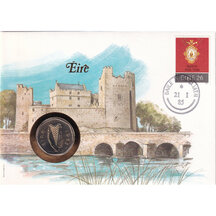 Numismatic envelope Ireland 1983