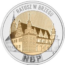 5 Zloty Poland 2025 - Town Hall in Brzeg