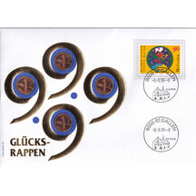 Numismatic Envelope Switzerland 1986