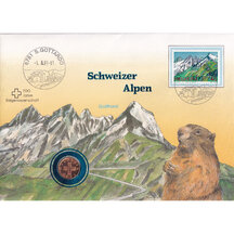 Numismatic Envelope Switzerland 1986 - Gotthard
