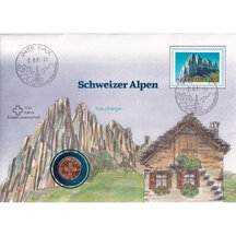 Numismatic Envelope Switzerland 1986 - Kreuzberge