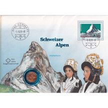 Numismatic Envelope Switzerland 1986 - Matterhorn