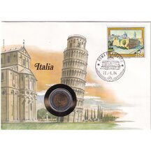 Numismatic Envelope Italy 1984