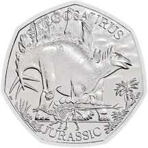 50 Pence United Kingdom 2024 - Stegosaurus