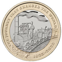 2 Pounds United Kingdom 2025 - Railways