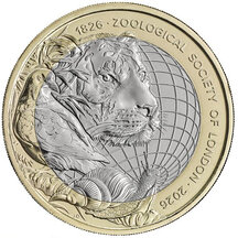 2 Pounds United Kingdom 2026 - Zoological Society