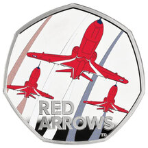 50 Pence United Kingdom 2025 - Red Arrows - Proof
