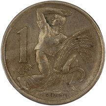 1 Koruna Czechoslovakia 1946