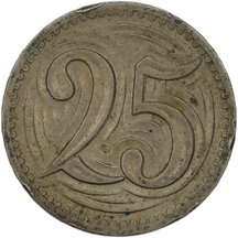 25 Haler Czechoslovakia 1933