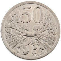 50 Haler Czechoslovakia 1931
