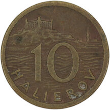 10 Halier Slovakia 1939