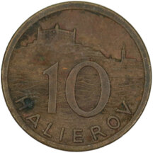 10 Halier Slovakia 1942
