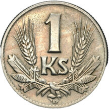 1 Koruna Slovakia 1942