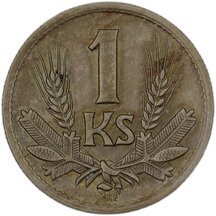 1 Koruna Slovakia 1945