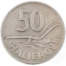 50 Halier Slovakia 1941