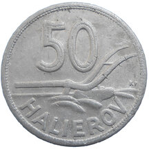 50 Halier Slovakia 1943