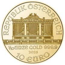 10 EURO Austria 2025 - Wiener Philharmoniker