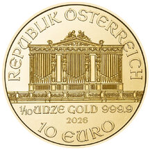 10 EURO Austria 2026 - Wiener Philharmoniker