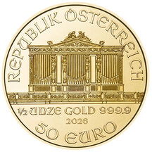 50 EURO Austria 2026 - Wiener Philharmoniker