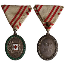 Medal Franz Joseph I - Red Cross 1914 (Ag)