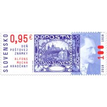 Stamp Slovakia 2018 - A. Mucha – Hradčany