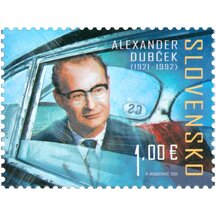 Stamp Slovakia 2021 - Alexander Dubček