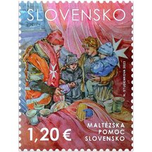 Stamp Slovakia 2023 - Maltese Aid