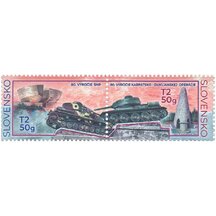 Stamps of the Slovak Republic 2024 - SNP and Carpathian-Dukla Operation (2-strip)
