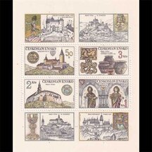 Sheet Czechoslovakia 1982 - Castles and Palaces