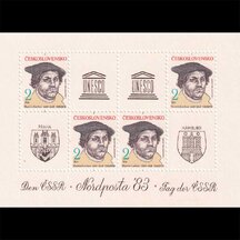 Sheet Czechoslovakia 1983 - Nordposta