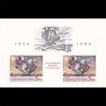 Sheet Czechoslovakia 1986 - Interbrigades
