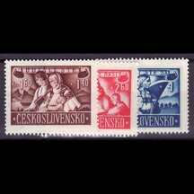 Series of Stamps Czechoslovakia 1946 - Return to the Homeland