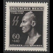 Stamp Protectorate of Bohemia and Moravia 1943 - 60 h R. Heydrich