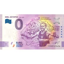 0 Euro Souvenir Czech Republic 2022 - Emil Zátopek