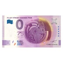 0 Euro Souvenir Czech Republic 2024 - 75 years of Prim watch production 1