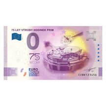0 Euro Souvenir Czech Republic 2024 - 75 years of Prim watch production 2
