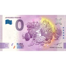 0 Euro Souvenir France 2022 - Happy Easter