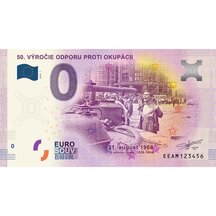 0 Euro Souvenir Slovakia 2018 - 50th Anniversary of Resistance Against Occupation