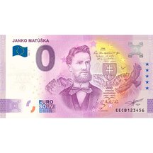 0 Euro Souvenir Slovakia 2021 - Janko Matúška - Anniversary