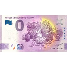 0 Euro Souvenir Slovakia 2022 - Happy Easter Holidays