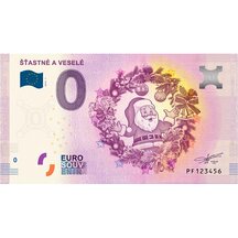 0 Euro Souvenir Slovakia 2019 - Merry and Happy