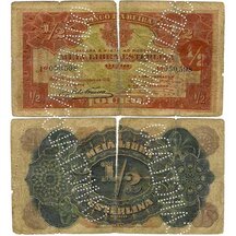 1/2 Pound 1919 Mozambique