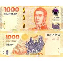 1000 Pesos 2023 Argentina