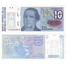 10 Australes 1985 Argentina