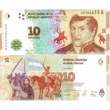 10 Pesos 2016 Argentina