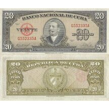 20 Pesos 1958 Cuba