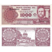 1000 Guaranies 1998 Paraguay